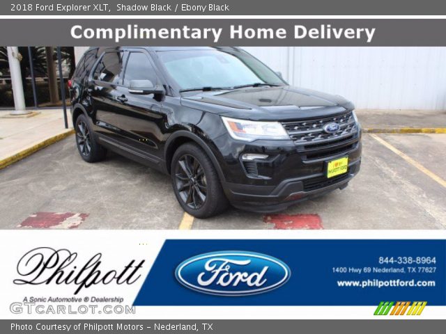 2018 Ford Explorer XLT in Shadow Black