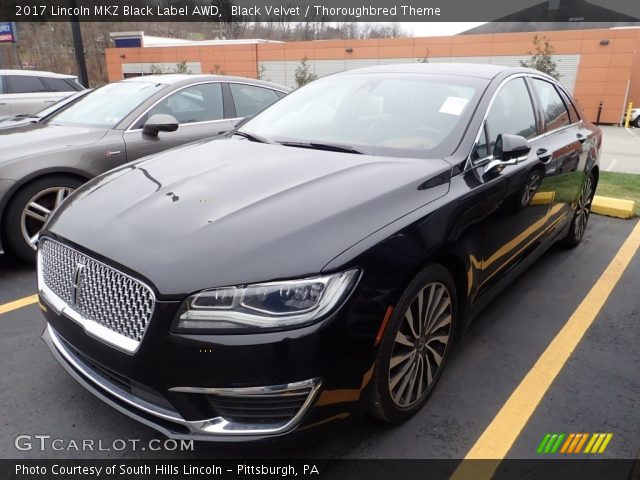 2017 Lincoln MKZ Black Label AWD in Black Velvet