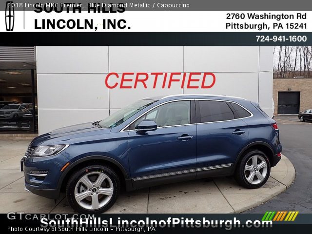 2018 Lincoln MKC Premier in Blue Diamond Metallic