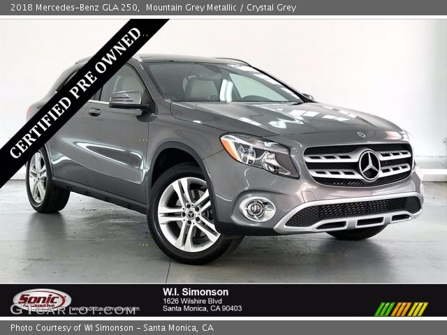 2018 Mercedes-Benz GLA 250 in Mountain Grey Metallic