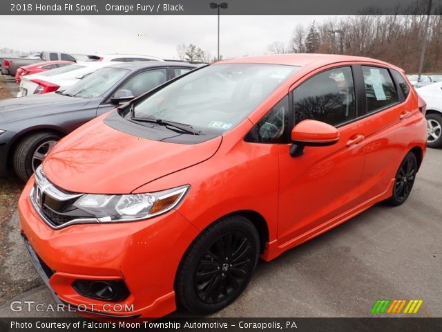 2018 Honda Fit Sport in Orange Fury