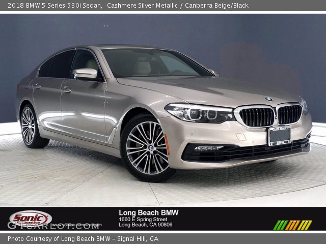 2018 BMW 5 Series 530i Sedan in Cashmere Silver Metallic
