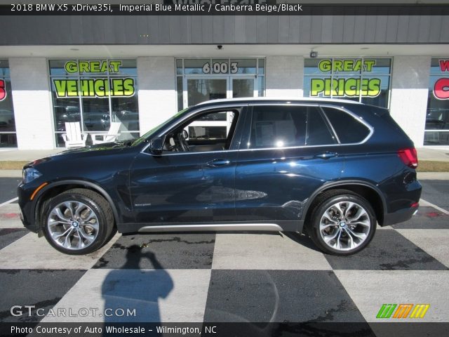 2018 BMW X5 xDrive35i in Imperial Blue Metallic