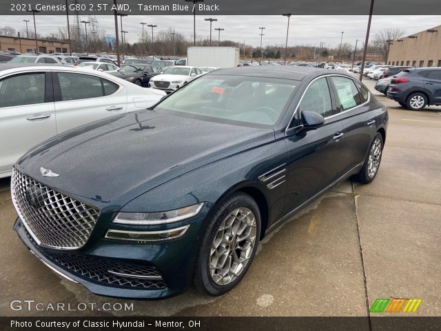 2021 Genesis G80 2.5T AWD in Tasman Blue