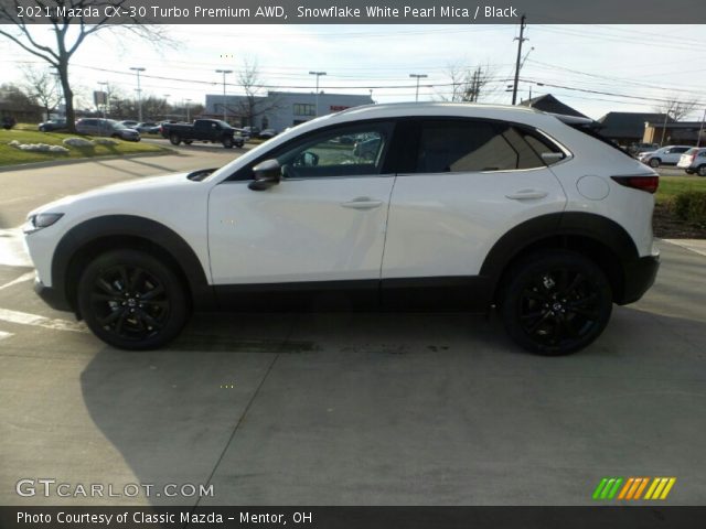 2021 Mazda CX-30 Turbo Premium AWD in Snowflake White Pearl Mica