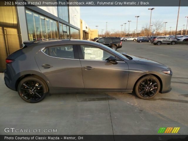 2021 Mazda Mazda3 Premium Plus Hatchback AWD in Polymetal Gray Metallic