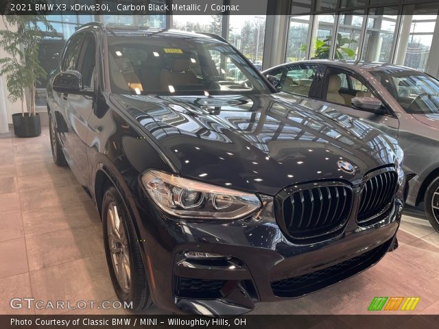 2021 BMW X3 xDrive30i in Carbon Black Metallic