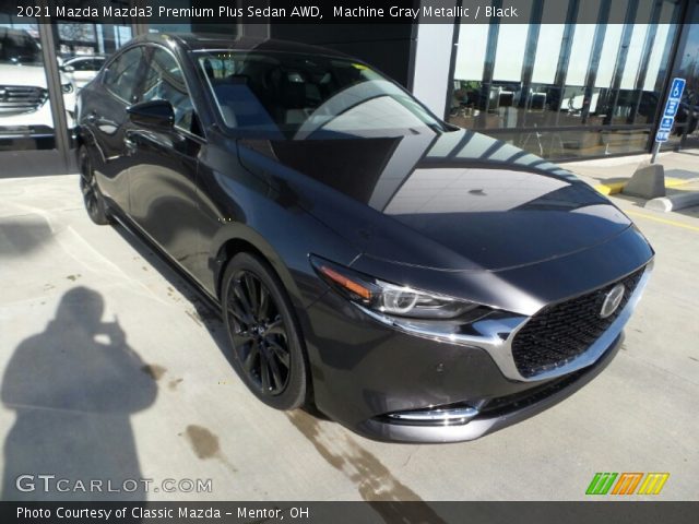 2021 Mazda Mazda3 Premium Plus Sedan AWD in Machine Gray Metallic