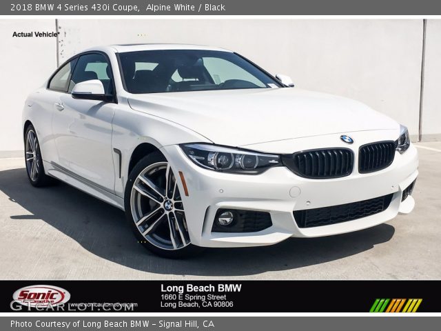 2018 BMW 4 Series 430i Coupe in Alpine White