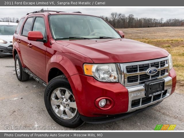 2011 Ford Escape Limited V6 in Sangria Red Metallic