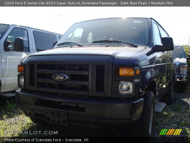 2009 Ford E Series Van E350 Super Duty XL Extended Passenger in Dark Blue Pearl