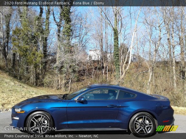 2020 Ford Mustang EcoBoost Fastback in Kona Blue