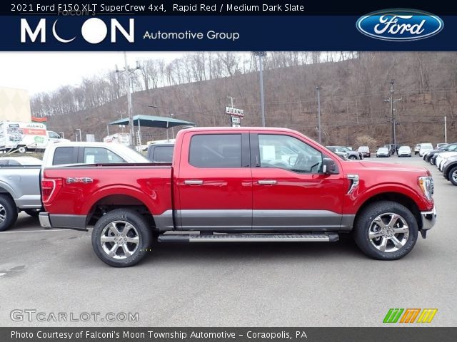 2021 Ford F150 XLT SuperCrew 4x4 in Rapid Red