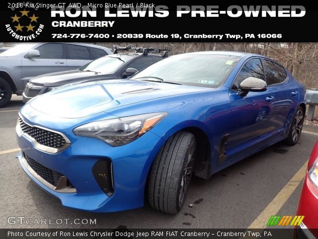 2018 Kia Stinger GT AWD in Micro Blue Pearl