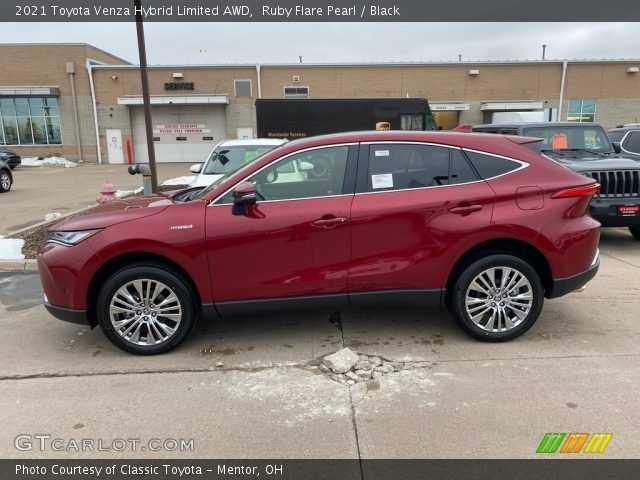2021 Toyota Venza Hybrid Limited AWD in Ruby Flare Pearl