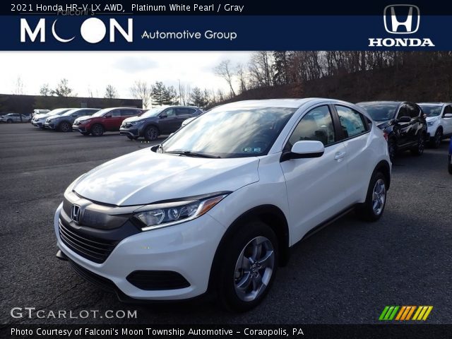 2021 Honda HR-V LX AWD in Platinum White Pearl