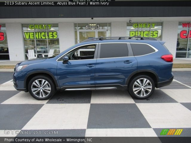 2019 Subaru Ascent Limited in Abyss Blue Pearl