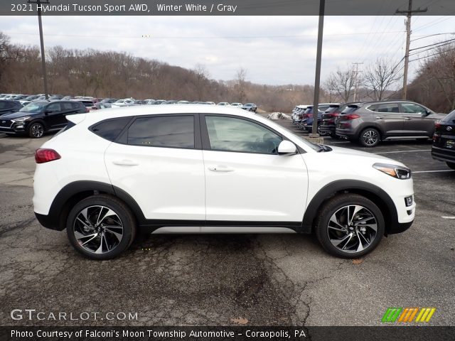 2021 Hyundai Tucson Sport AWD in Winter White