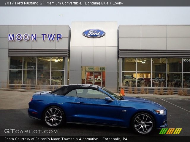 2017 Ford Mustang GT Premium Convertible in Lightning Blue