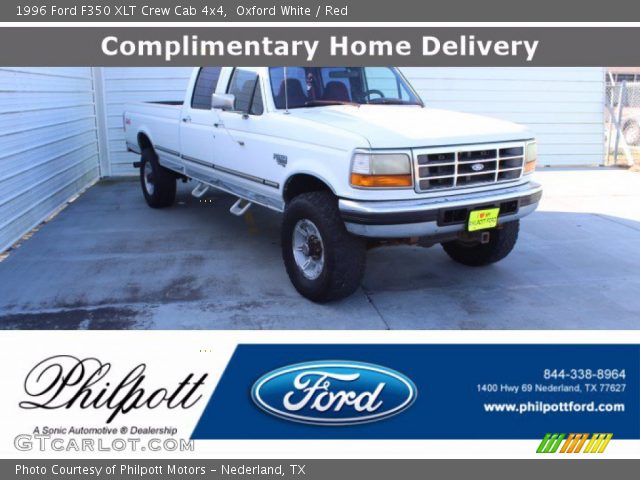 1996 Ford F350 XLT Crew Cab 4x4 in Oxford White