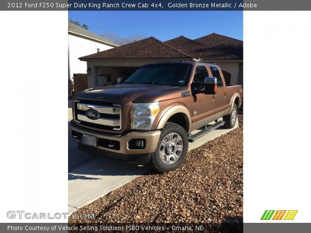 2012 Ford F250 Super Duty King Ranch Crew Cab 4x4 in Golden Bronze Metallic
