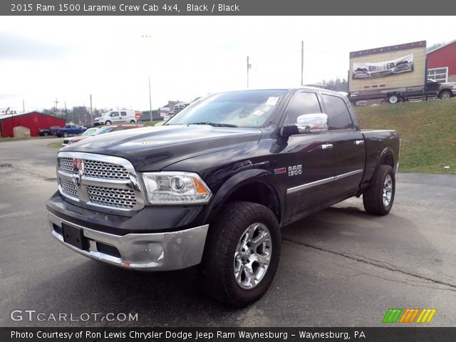 2015 Ram 1500 Laramie Crew Cab 4x4 in Black