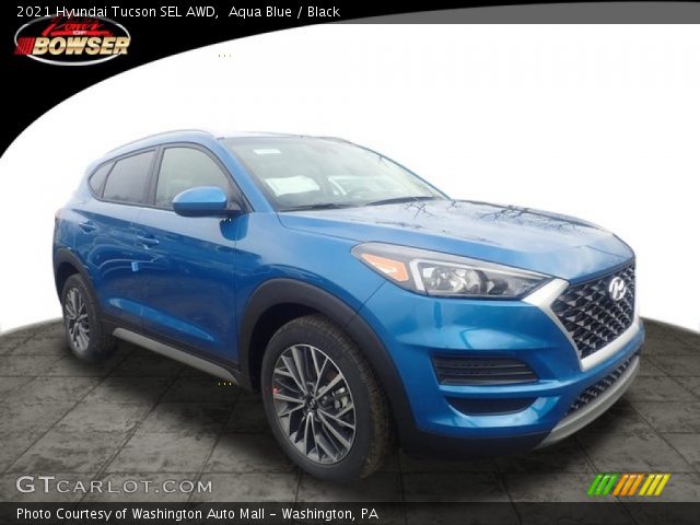 2021 Hyundai Tucson SEL AWD in Aqua Blue