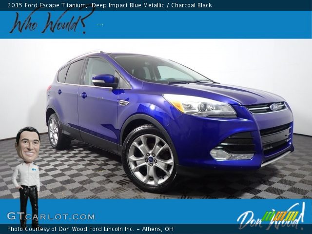 2015 Ford Escape Titanium in Deep Impact Blue Metallic