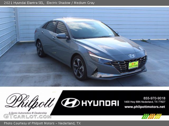2021 Hyundai Elantra SEL in Electric Shadow