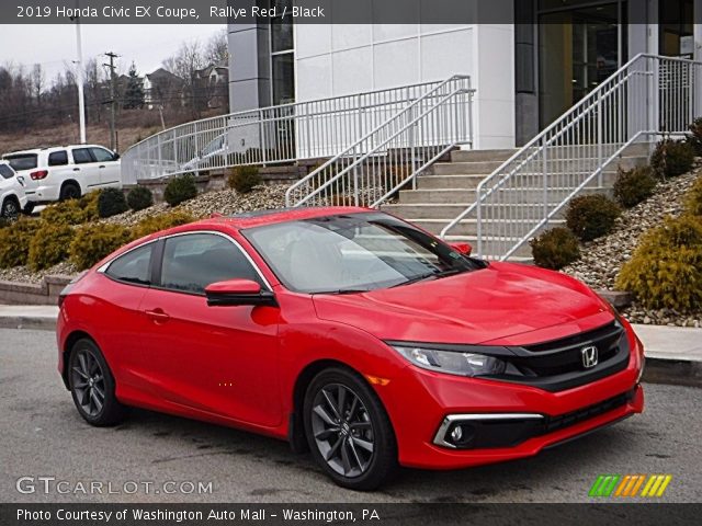 2019 Honda Civic EX Coupe in Rallye Red