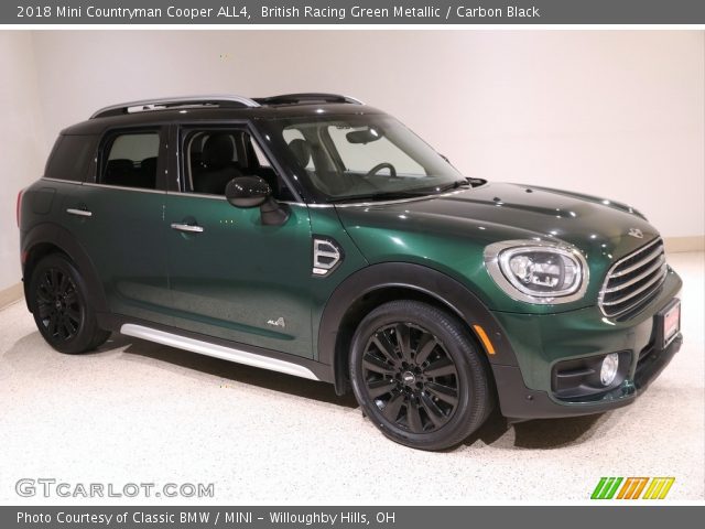 2018 Mini Countryman Cooper ALL4 in British Racing Green Metallic