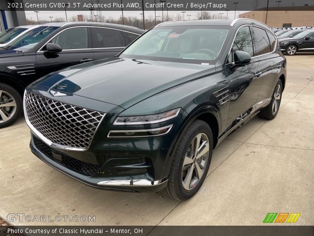 2021 Genesis GV80 3.5T Advanced Plus AWD in Cardiff Green