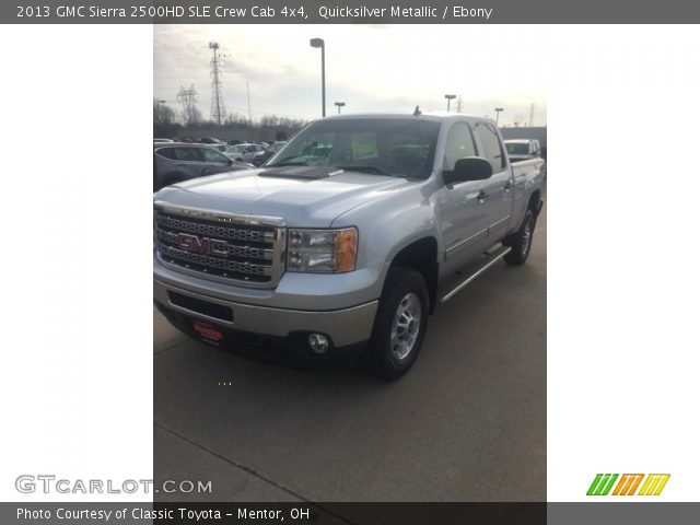 2013 GMC Sierra 2500HD SLE Crew Cab 4x4 in Quicksilver Metallic