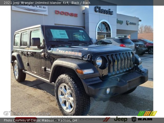 2021 Jeep Wrangler Unlimited Islander 4x4 in Black