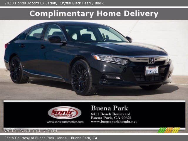 2020 Honda Accord EX Sedan in Crystal Black Pearl