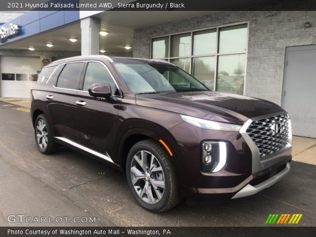 2021 Hyundai Palisade Limited AWD in Sierra Burgundy
