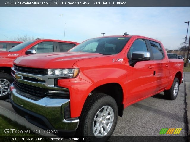 2021 Chevrolet Silverado 1500 LT Crew Cab 4x4 in Red Hot