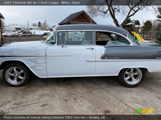 1955 Chevrolet Bel Air 2 Door Coupe in White