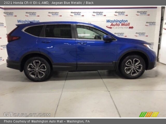 2021 Honda CR-V EX-L AWD in Aegean Blue Metallic