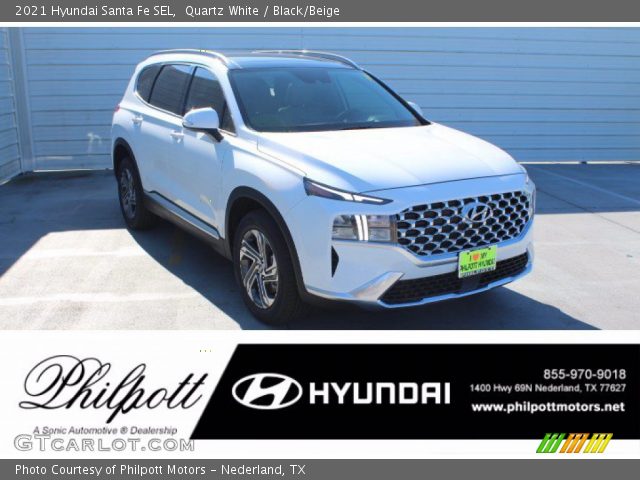 2021 Hyundai Santa Fe SEL in Quartz White