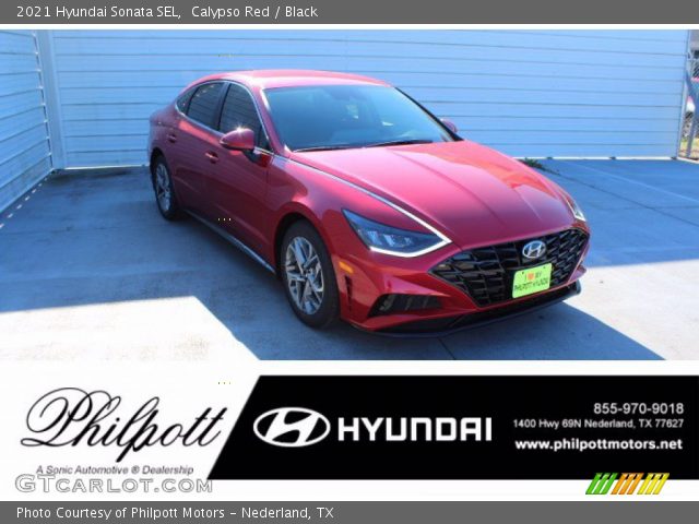 2021 Hyundai Sonata SEL in Calypso Red