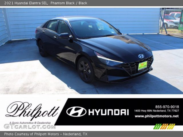 2021 Hyundai Elantra SEL in Phantom Black