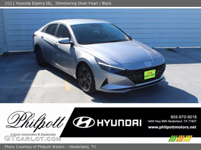 2021 Hyundai Elantra SEL in Shimmering Silver Pearl