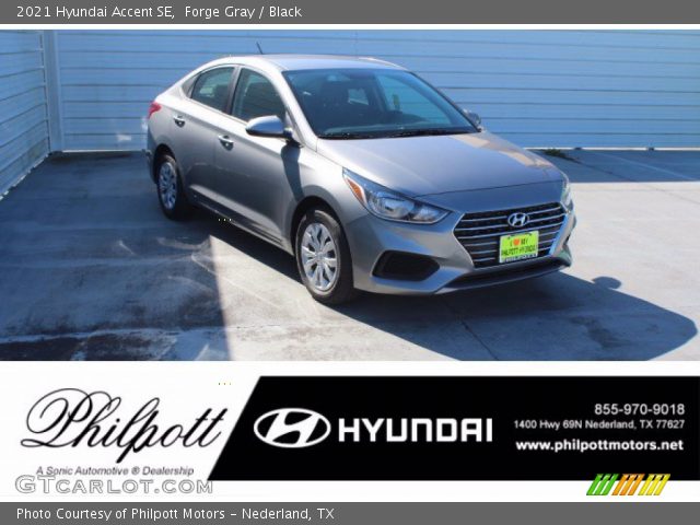 2021 Hyundai Accent SE in Forge Gray