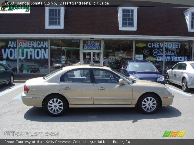 2003 Hyundai Sonata GLS V6 in Desert Sand Metallic