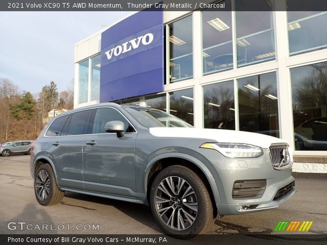 2021 Volvo XC90 T5 AWD Momentum in Thunder Gray Metallic