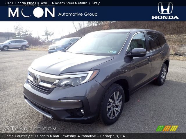 2021 Honda Pilot EX AWD in Modern Steel Metallic