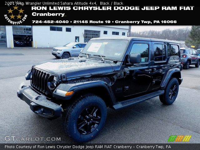 2021 Jeep Wrangler Unlimited Sahara Altitude 4x4 in Black