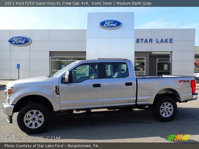 2021 Ford F250 Super Duty XL Crew Cab 4x4 in Iconic Silver