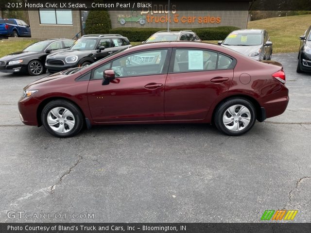 2015 Honda Civic LX Sedan in Crimson Pearl